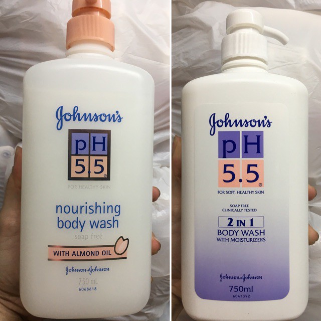 Sữa Tắm Johnson & Johnson Ph5.5 Cho Da Nhạy Cảm Không Gây Kích Ứng 2 Trong 1 750Ml Xuất Xứ Malaysia