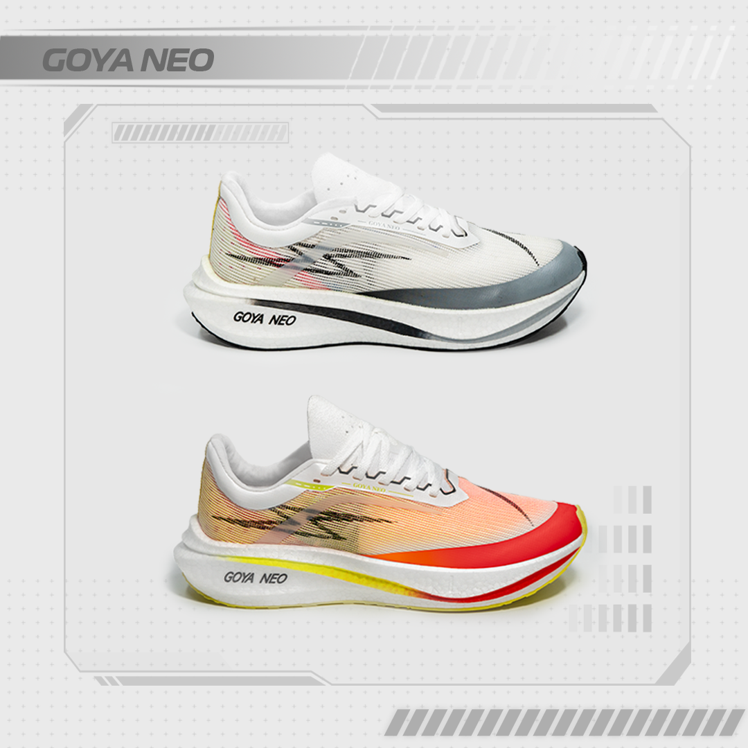 Giày thể thao chạy bộ nam nữ Goya Neo năm 2024 màu cam