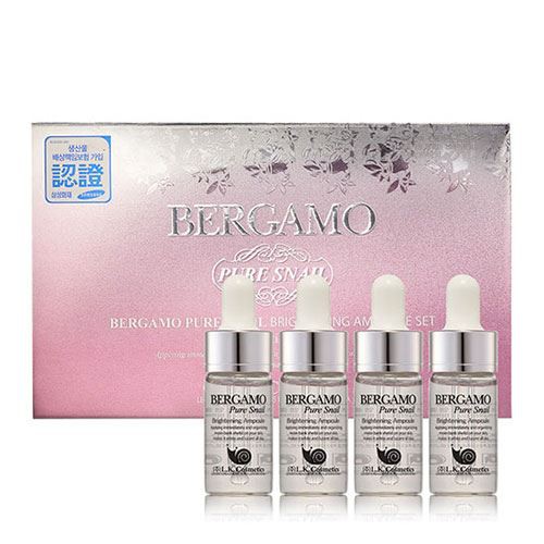 Hộp 4 Chai Serum Dưỡng Da Bergamo 13Ml/Chai - Hồng