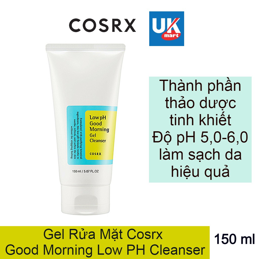 [Hcm]Hsd 2023 Gel Rửa Mặt Cosrx Good Morning Low Ph Cleanser 150Ml