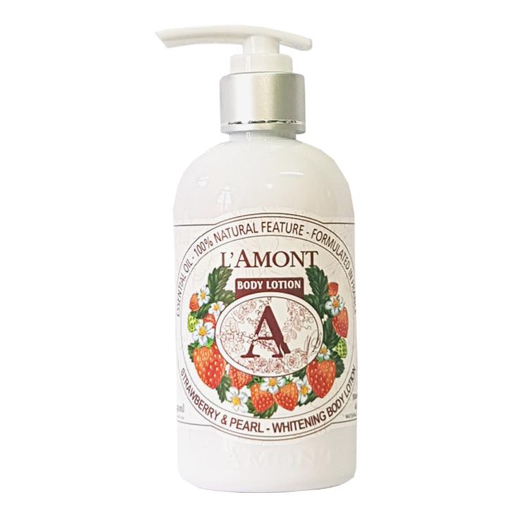 [Hcm]Sữa Dưỡng Thể Trắng Da Lamont En Provence Hương Dâu Tây - 250Ml