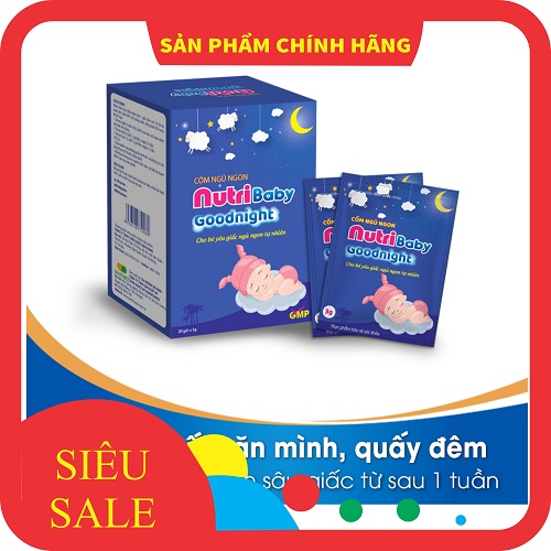 Cốm Ngủ Ngon Nutribaby Goodnight Hộp 16 Gói X 3G Hạn Dùng 2024