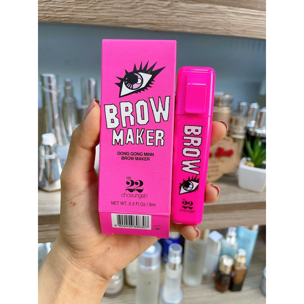 [Hcm]Bút Vẽ Và Mascara Lông Mày 2In1 Chosungah Dong Gong Minn Brow Maker