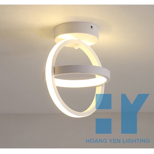 Đèn led ốp gắn trần hiện đại trang trí phòng khách phòng ngủ hành lang với 3 chế độ ánh sáng