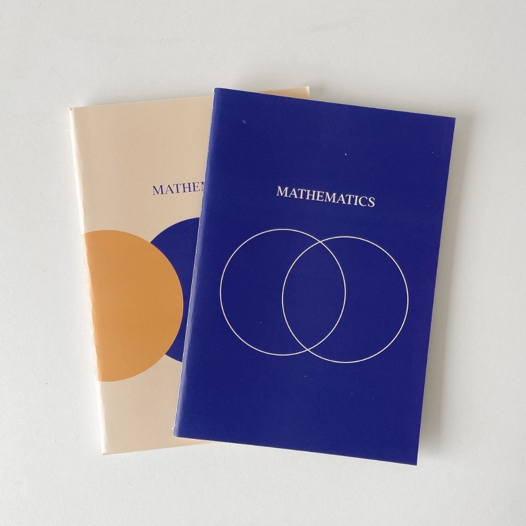 Vở 80 trang toán mathematic 100gsm vở may gáy tập học sinh Crabit - Combo vở