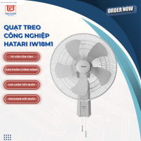 Hatari Quạt Treo Tường Công Nghiệp IW18M1 - Công suất 126W