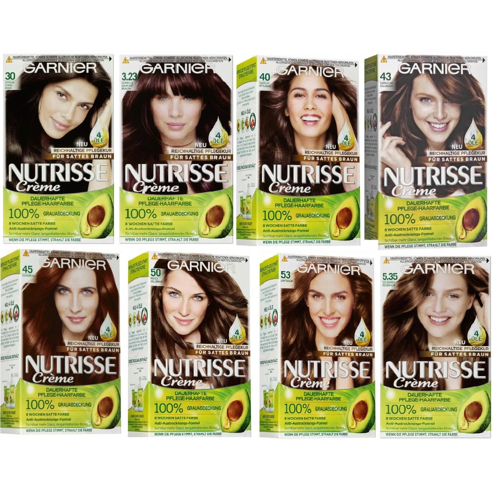 Thuốc Nhuộm Tóc Garnier Nutrisse - Hàng Xách Tay Đức