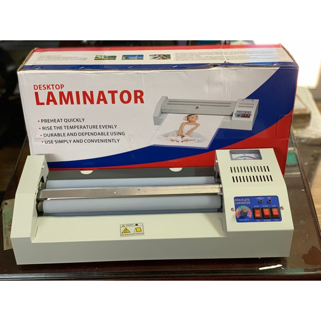 Máy ép Plastic DESKTOP LAMINATOR A3 - Rullo lớn Rullo Nhỏ