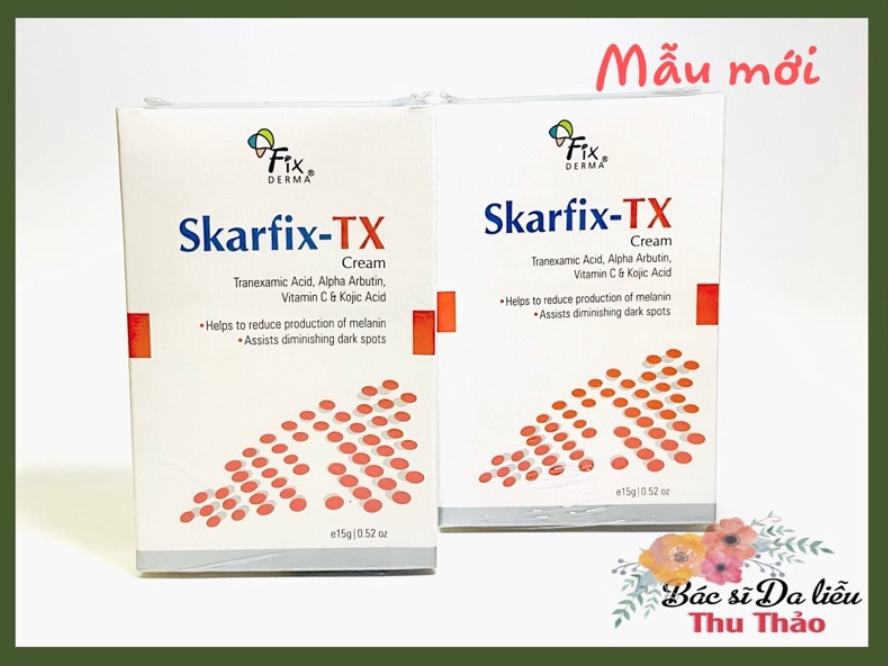 [Hcm][15G] Kem Hỗ Trợ Giảm Thâm Nám Tàn Nhang Skarfix Tx Fixderma Cream