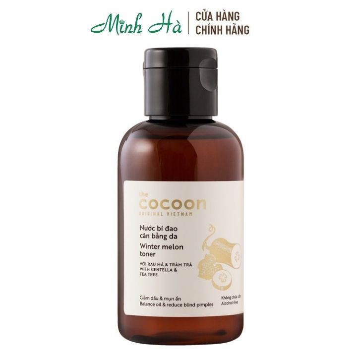 Nước Bí Đao Cân Bằng Da Cocoon Winter Melon Toner 140Ml Không Cồn Dành Cho Da Dầu Mụn