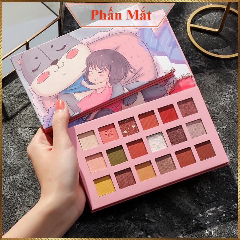 Bảng phấn mắt Gấu Xám BALLUFF Cartoon Bear Eyeshadow Palette BCB1