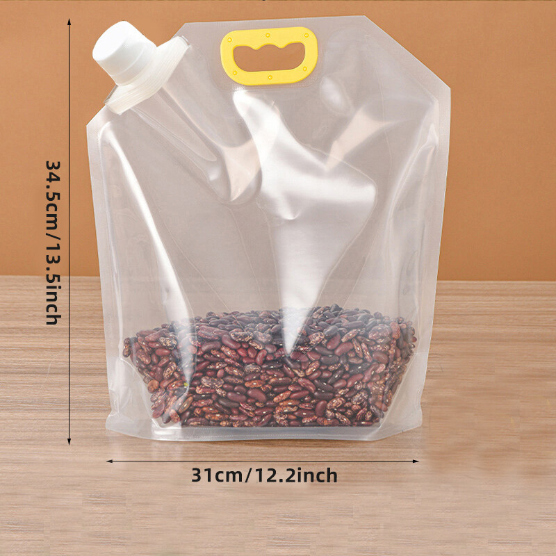 Grains and grains Bag sealed food bag transparent moisture-proof portable suction mouth multi-grain 