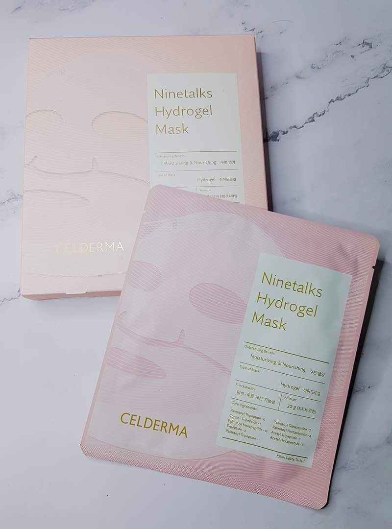 Mặt nạ thạch sinh học Celderma Ninetalks Hydrogel Mask