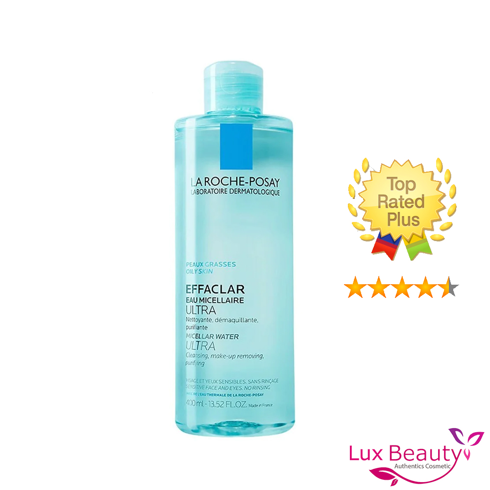 Nước Tẩy Trang La Roche - Posay Eau Micellaire Ultra 400Ml Mầu Xanh Cho Da Dầu