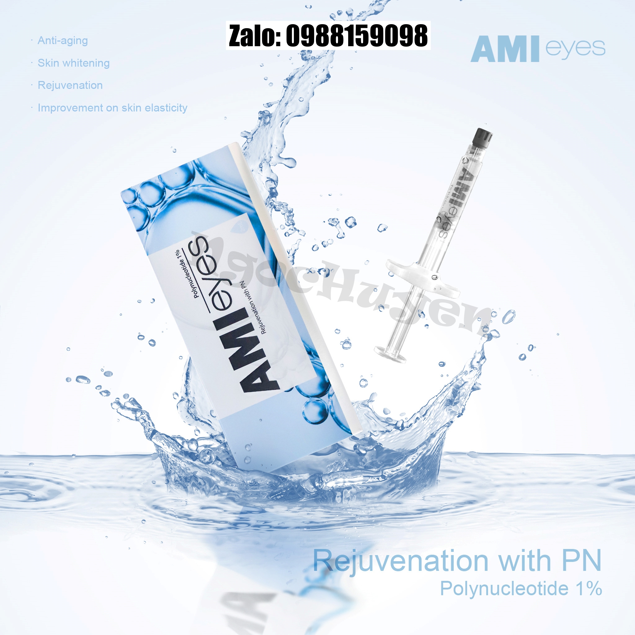 Tan quầng thâm mắt Ami Eyes - 1 hộp 1cc - Filler mắt