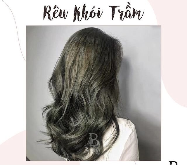 (Nhuộm Collagen Siêu Dưỡng Màu Rêu Khói Trầm) Kem Nhuộm Tóc Tại Nhà Không Mùi Màu Chuẩn Bóng Đẹp Tự Nhiên