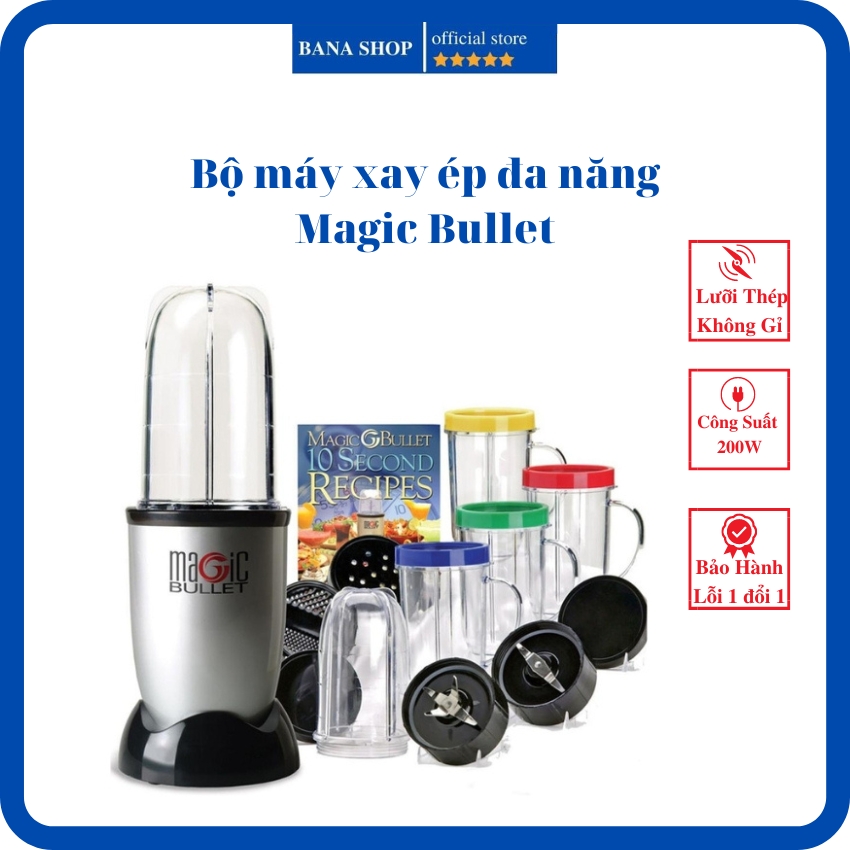 Bộ máy xay sinh tố đa năng Magic Bullet 21 chi tiết máy xay ép đa năng tiện lợi