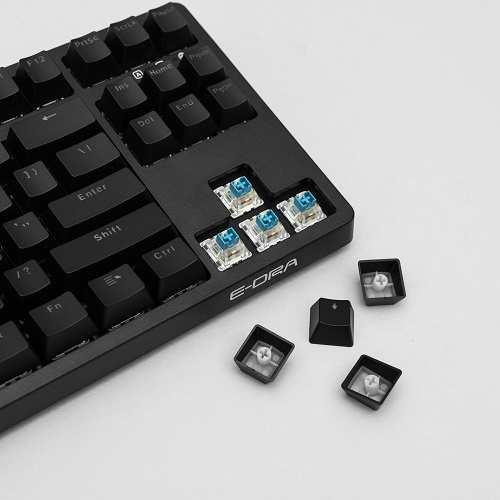 Bàn Phím Cơ E-DRA EK387 V2 - Bản 2022 - Led Rainbow - EDRA Switch - Cáp TypeC - BH 24 tháng
