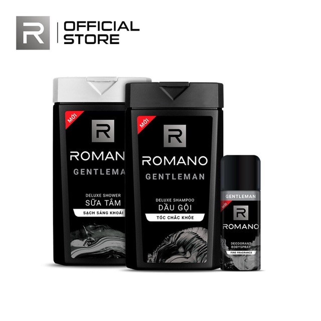 [Hcm]Combo Bộ 3 Sản Phẩm Romano Gentleman