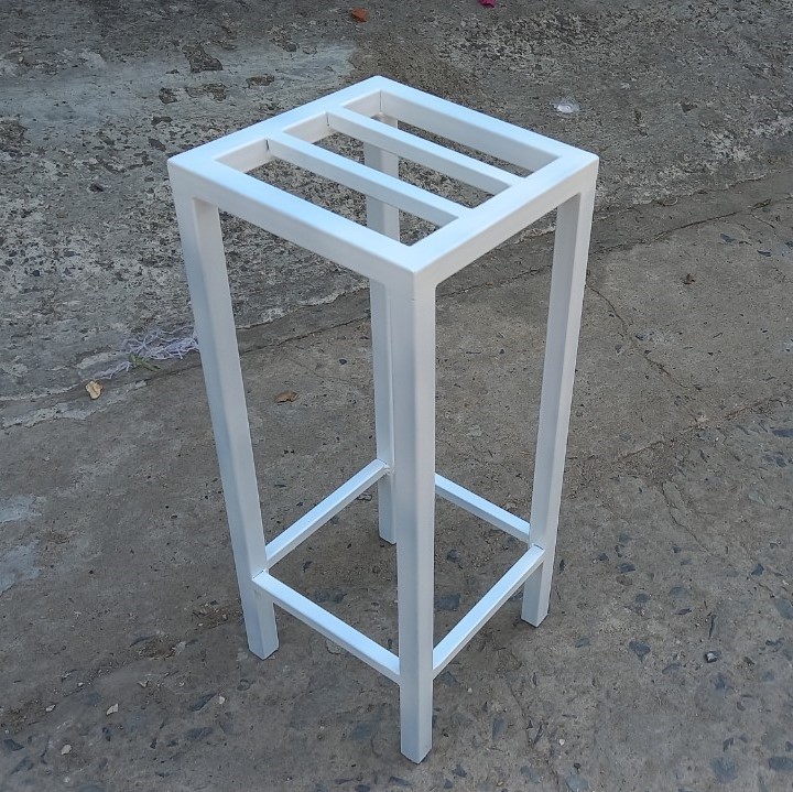 Kệ sắt mặt Vuông 20cm Cao (10-70)cm thép 20x20mm - Giá kê chậu cây hoa cảnh - Đôn sắt 20cm