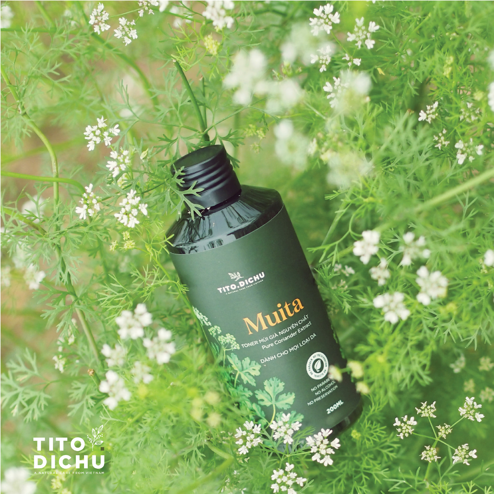 Toner Mùi Già Muita 200Ml Tía Tô Địa Chủ