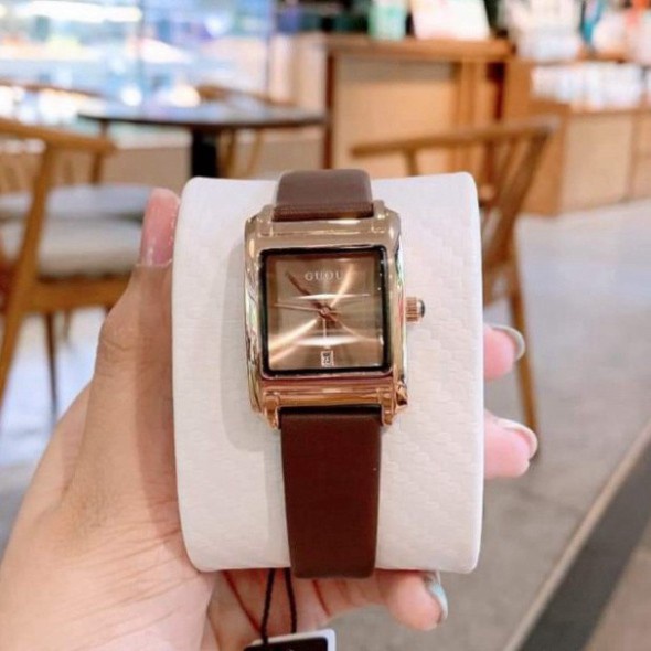 Đồng hồ nữ dây da cao cấp chính hãng Guou đẳng cấp siêu đẹp cho bạn giá hiện đại - #guou MTP-STORE - Hàng nhập khẩu