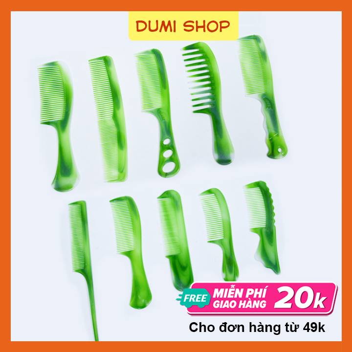 Set 10 Lược Chải Tóc Chống Tĩnh Điện Tiện Dụng - Dumi Shop