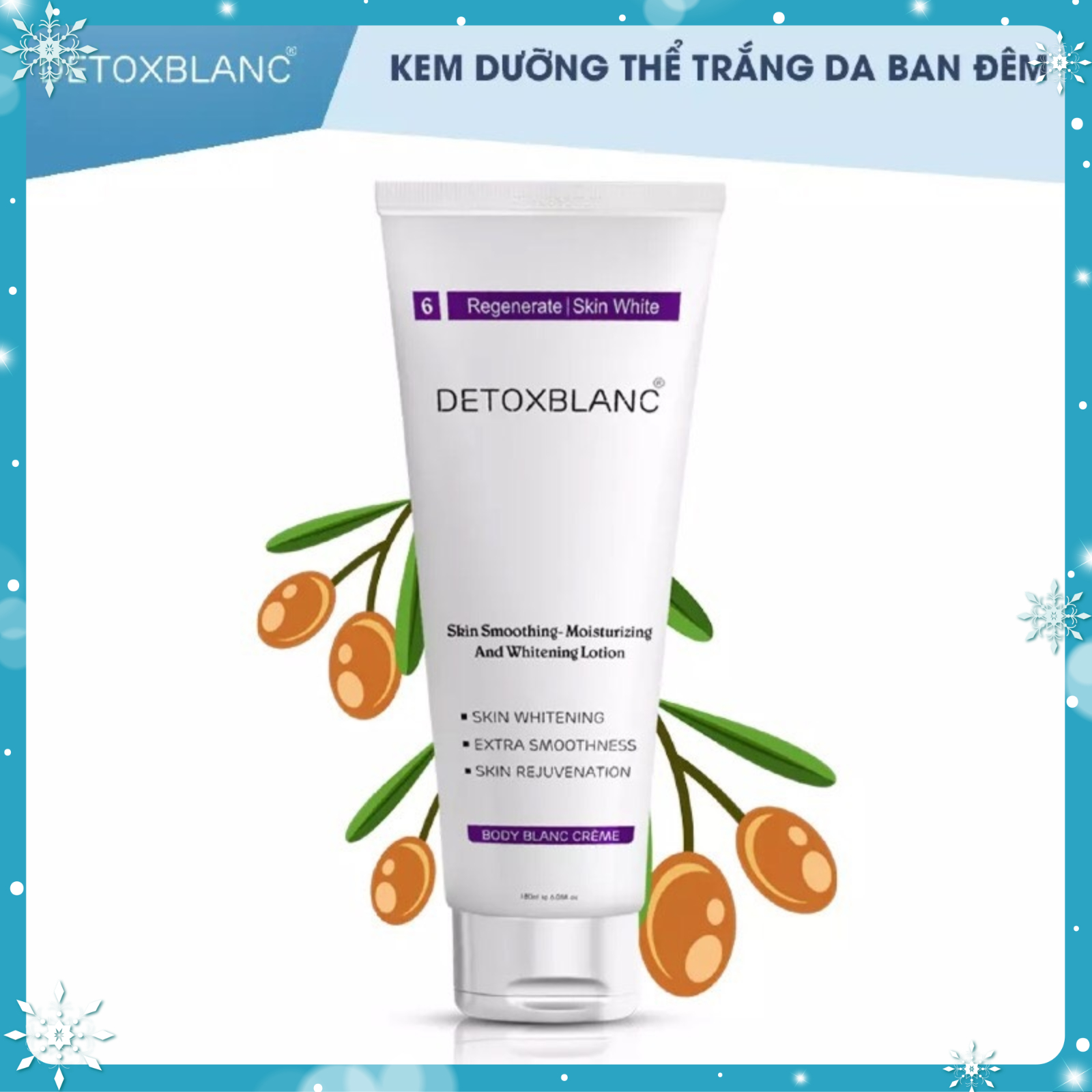Kem Dưỡng Thể Trắng Da Ban Đêm Detox Blanc – Body Blanc Crème