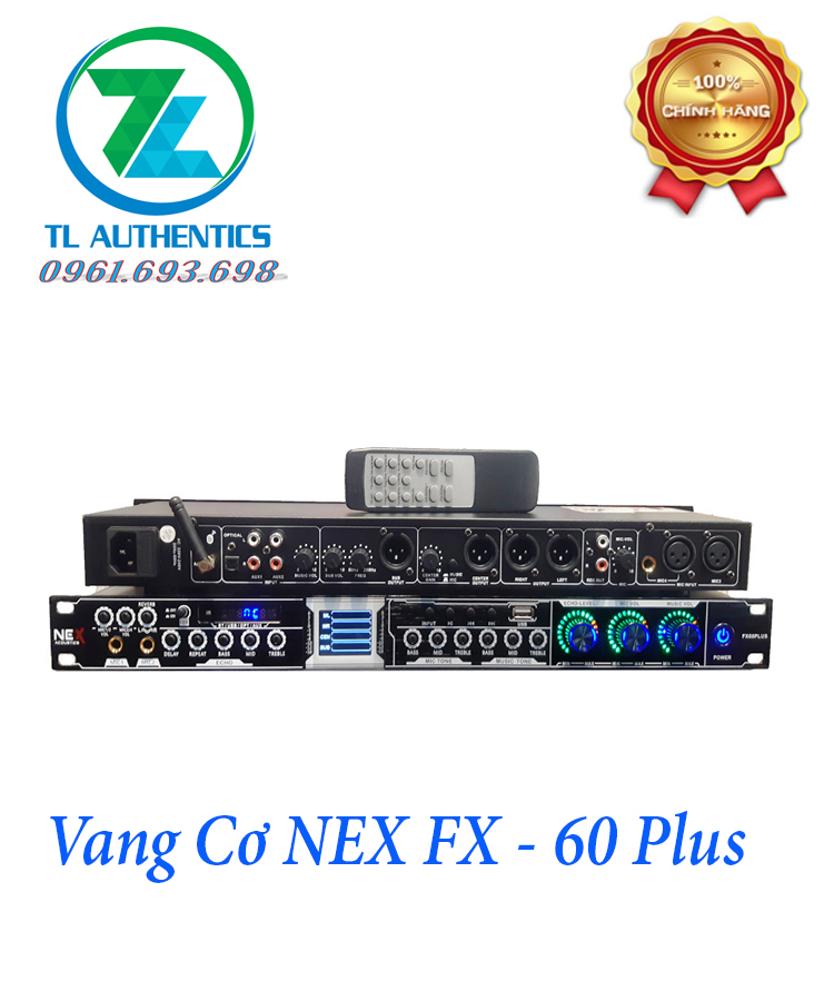 Vang cơ Nex FX60 Plus 2024 - vang cơ nex fx60plus có reverb bluetooth cổng quang tặng jac canon bảo 