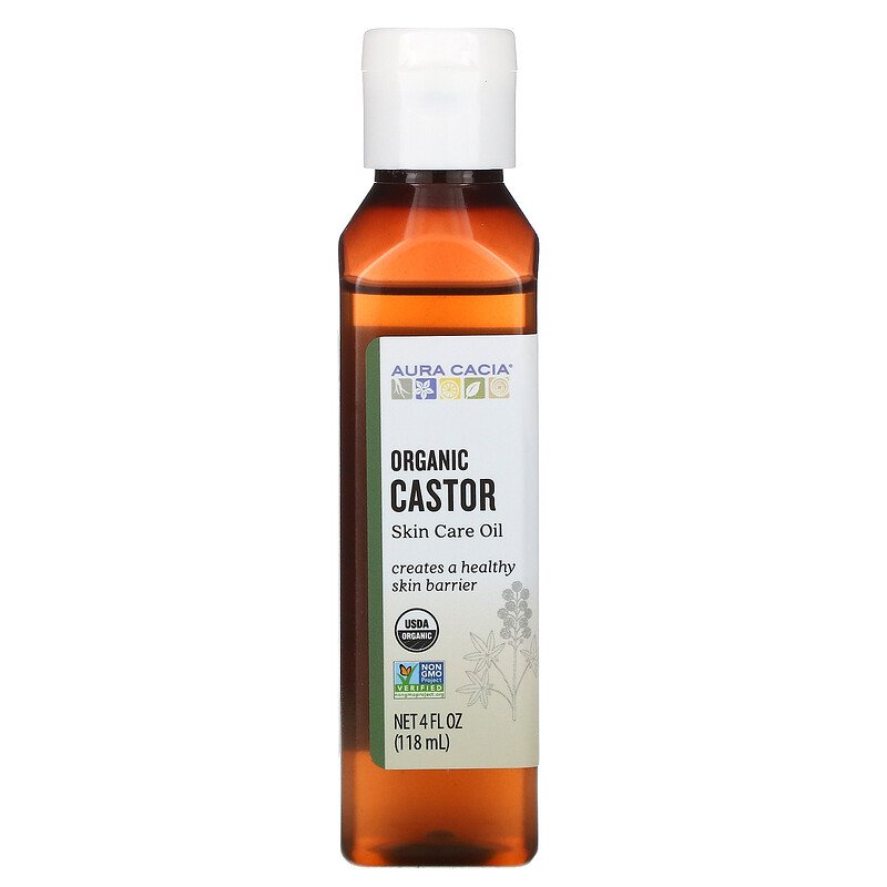 [Hcm]Dầu Thầu Dầu Hữu Cơ (Organic Castor Oil) - Aura Cacia - 118Ml