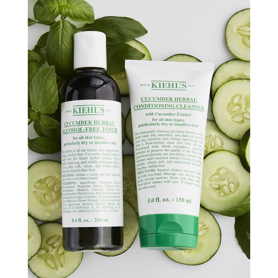 [Bill Us] Bộ Sản Phẩm Kiehls Cucumber Herbal