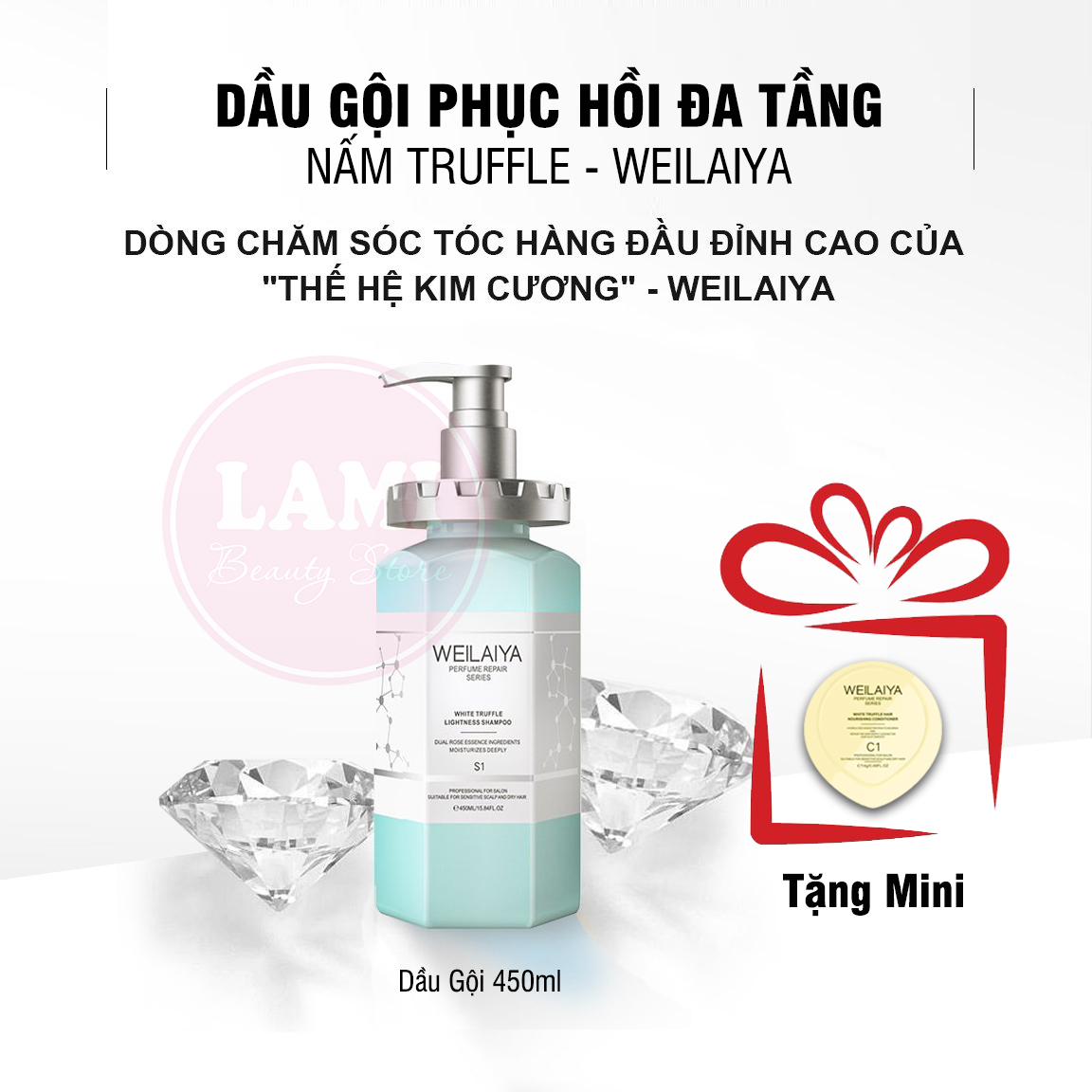 DẦU GỘI PHỤC HỒI ĐA TẦNG NẤM TRUFFLE WEILAIYA