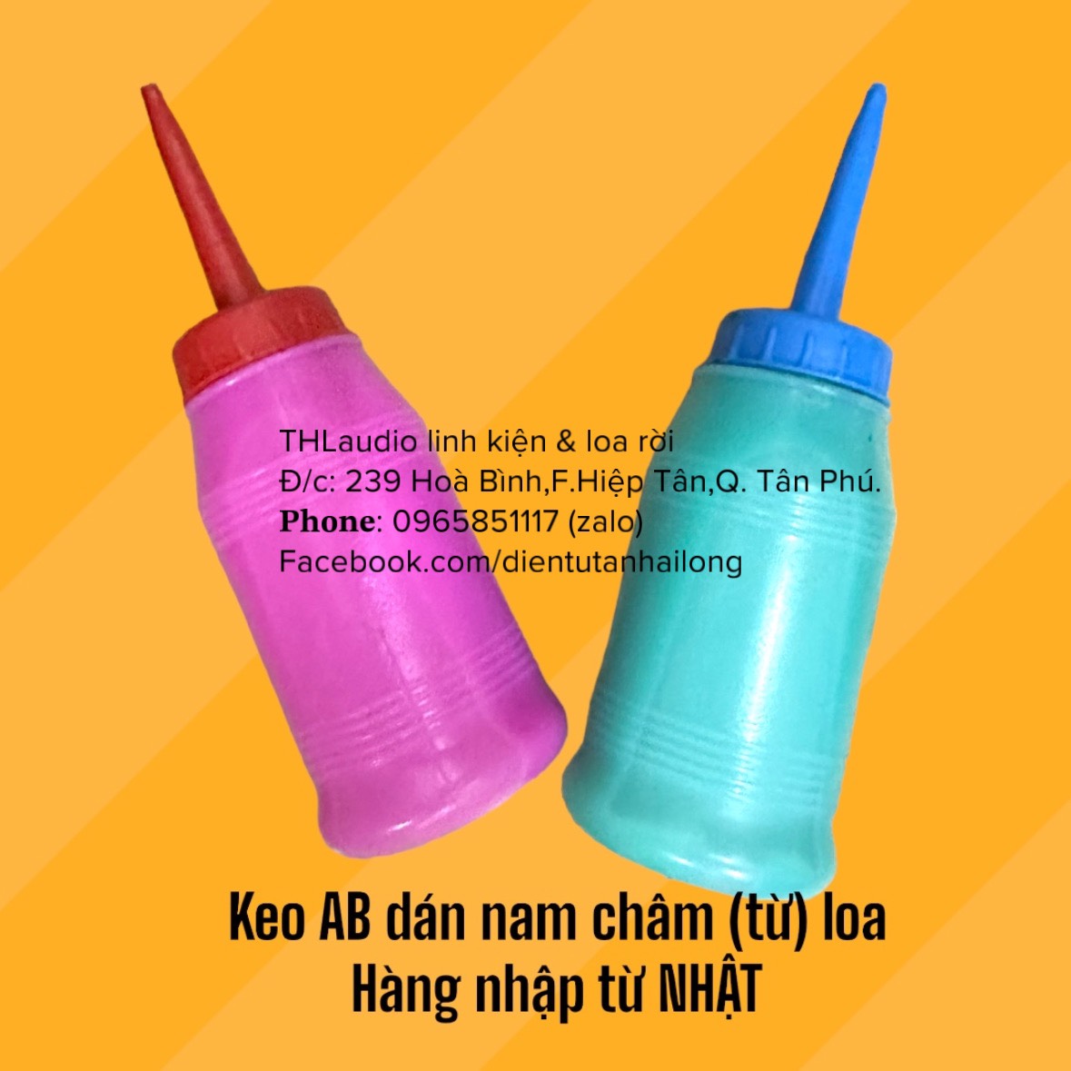 Keo AB dán từ LOA