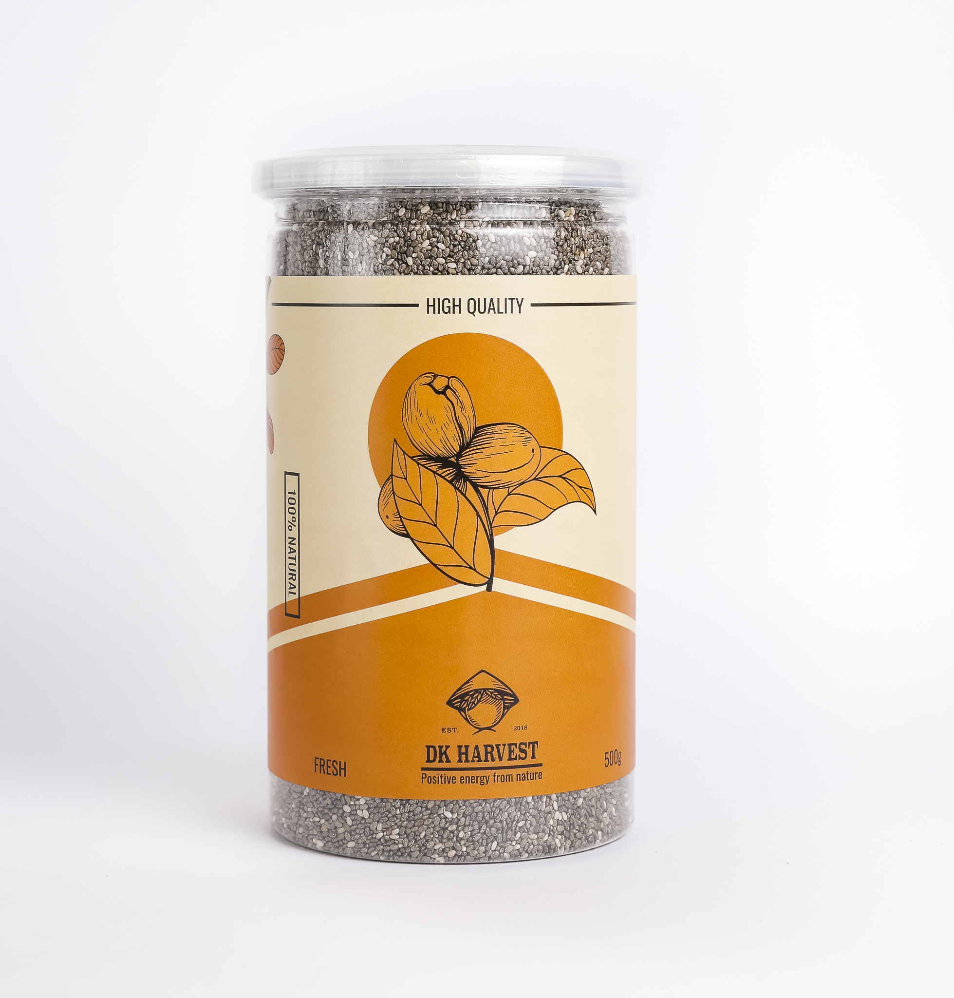 Hạt Chia Đen DK Harvest nhập khẩu Ấn Độ - hạt chia black có độ tinh khiết cao nhất Highest Purity hạ