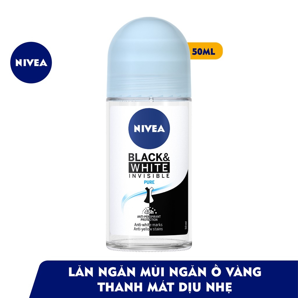 [HCM]Lăn ngăn mùi Nivea dành cho nữ ( 50ml ) (Ngăn vệt ố vàng) cam kết hàng đúng mô tả sản xuất theo công nghệ hiện đại an toàn cho người sử dụng