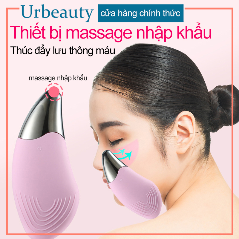 [Hcm]【Urbeauty Mall】Máy Rửa Mặt - Máy Massage Rửa Mặt Cầm Tay Silicon - Tẩy Tế Bào Chết - Máy Mát Xa Mặt Ion Máy Rửa Mặt Và Massage Máy Matxa Mặt Máy Matxa Mặt Mini，Làm Sạch Sâu