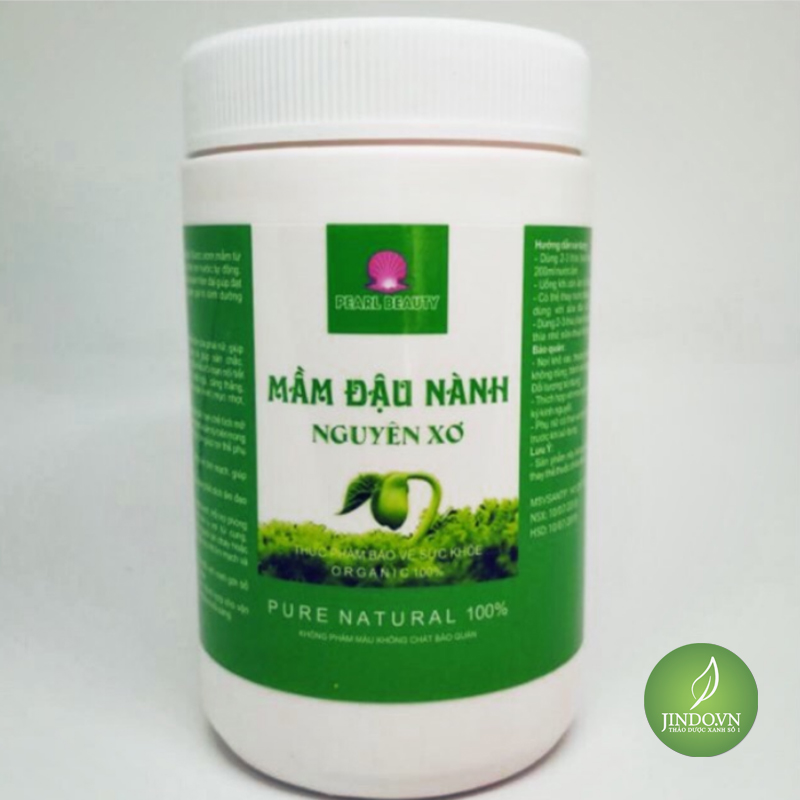 Mầm Đậu Nành Nguyên Xơ Cao Cấp Hũ 500Gram Lv938