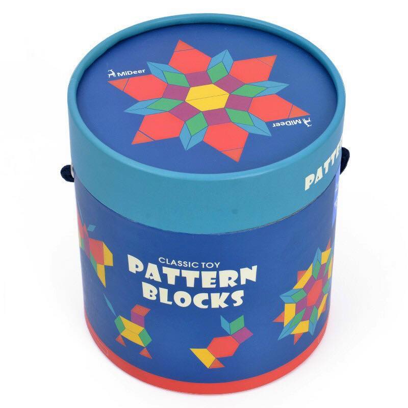 BỘ XẾP HÌNH GỖ - PATTERN BLOCK MIDEER 250 MIẾNG