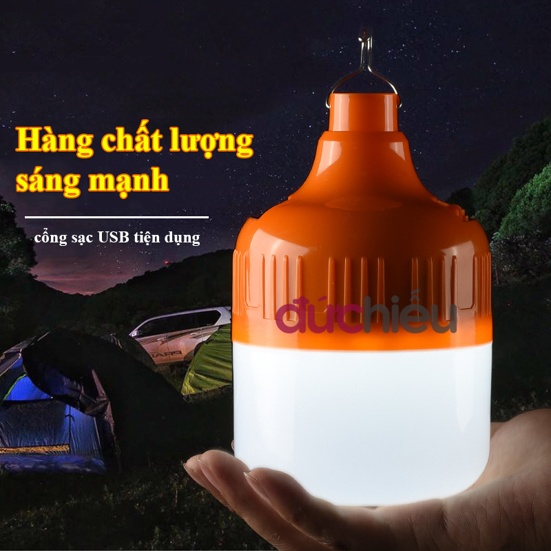 Bóng đèn tích điện 30w 40w 50w bóng đèn LED sạc tích điện đèn sạc đèn măng xông. Nhỏ gọn Tiện lợi Bề