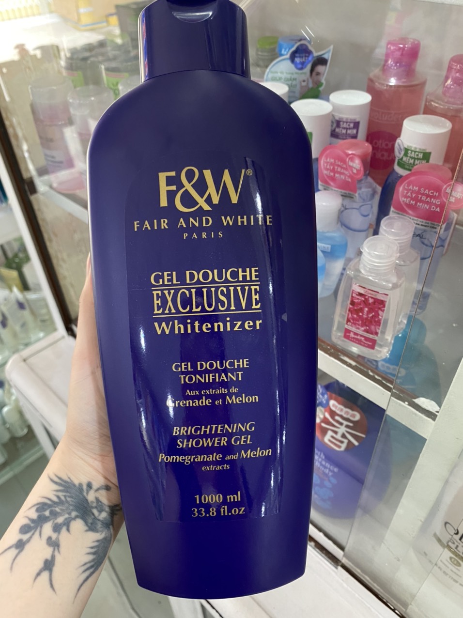 [Hcm]Sữa Tắm Trắng F&W Fair And White - 1000Ml