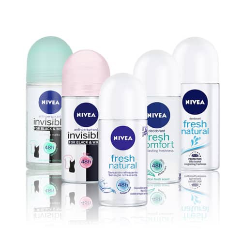 Lăn Khử Mùi Nivea Nữ Và Nam Dạng Nước 50Ml Nhập Khẩu