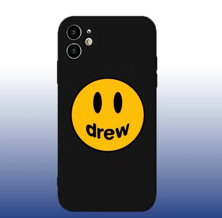 Ốp Lưng IPhone Drew Smile Cạnh Vuông BVC Cho IP Ip6/6s/plus/7/8plus/x/xsm/11/12/13/pro/promax- Phụ Kiện Sen