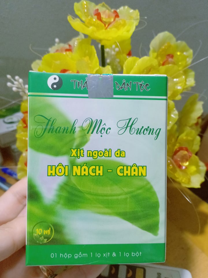 Xịt khử mùi Hôi nách hôi chân tay Thanh Mộc Hương