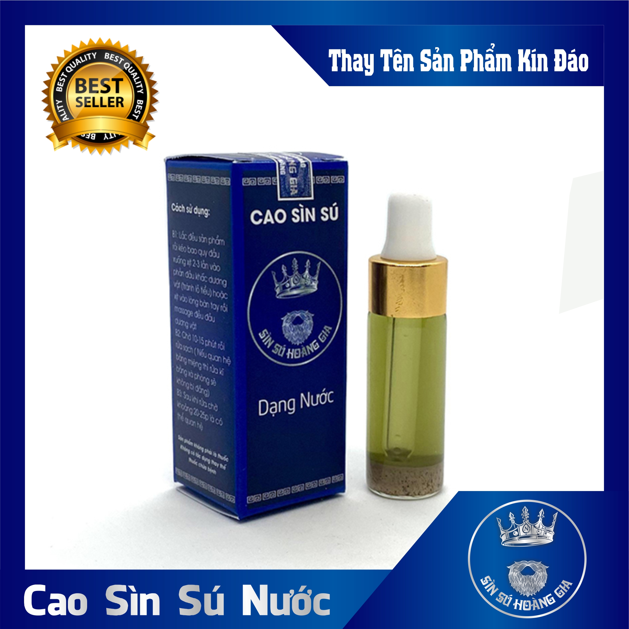 Cao Sìn Sú Nước Dạng Bấm Giọt Searum Tiện Lợi Dùng 50 - 60 Lần [Thay Tên Kín Đáo]