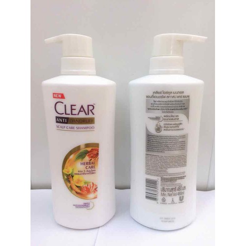 Dầu Gội Clear Thao Dược Thái Lan 450Ml