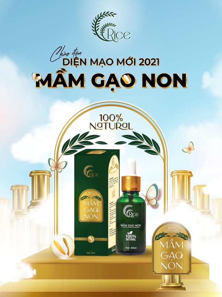 [HCM]Serum Mụn Rice Mầm Gạo Non