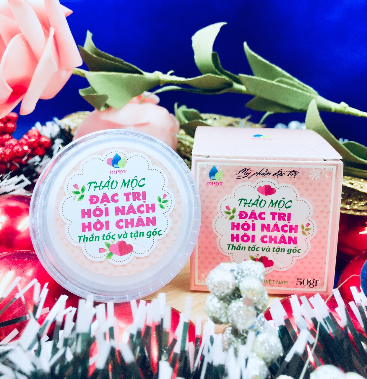 COMBO 2 HỘP Thảo mộc khử mùi hôi nách hôi chân