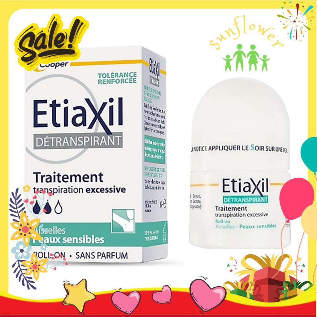 Lăn Etiaxil Khử Mùi Ngăn Mồ Hôi Hiệu Quả Cho Da Nhạy Cảm Của Pháp - Shop Sunflower