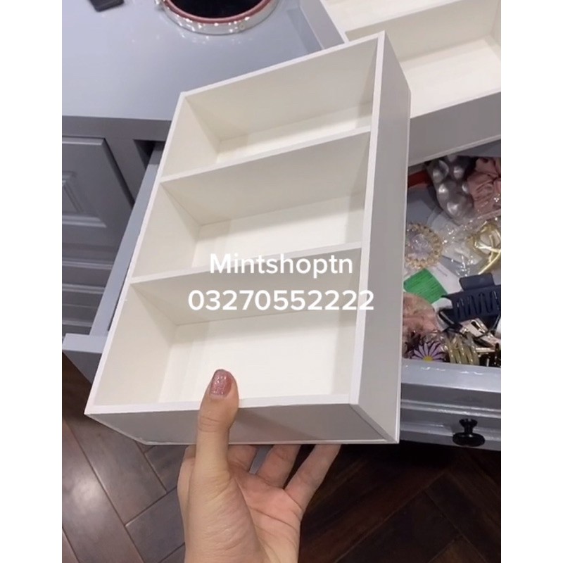 [HCM]khay chia ngăn kéo đựng mỹ phẩm hoặc đựng phụ kiện tiện dụng.