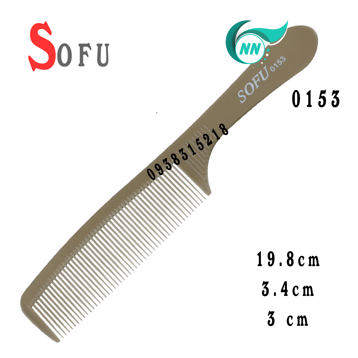 Lược Sofu 0153# Chất Liệu Cabon Dẻo Độ Cong Lấy Viền 45 Độ Kích Thước 19.8 X 3.5 X 3.4 Cm Sản Phẩm Đảm Bảo Chất Lượng